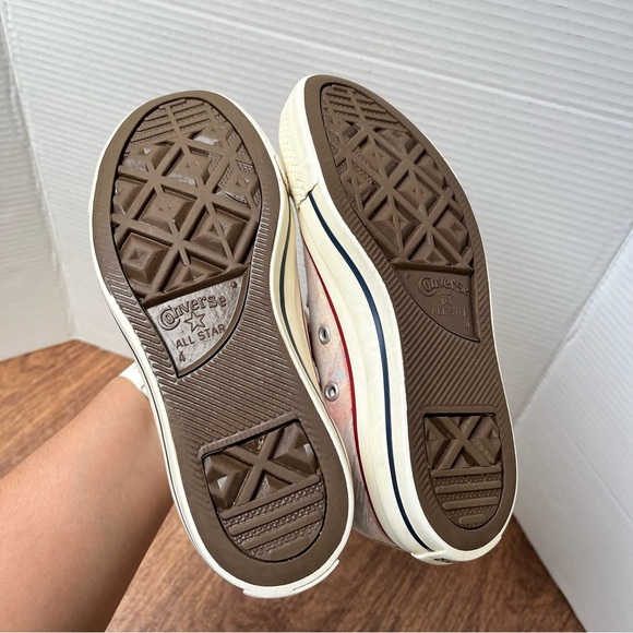 Converse High Top Faded BoHo Floral Patchwork Sneakers Size 6 - Picture 9 of 15